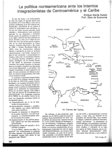 V El área del Caribe y de Centroamérica