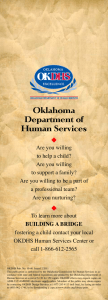 Oklahoma Department of Human Services to learn more about