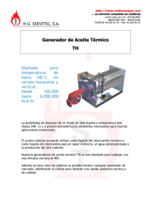 Generador de Aceite Térmico TH