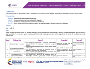 ¿Cómo mantener su Emisora de Interés Público al día con