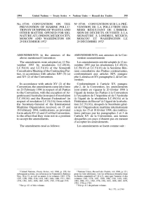 No. 15749. CONVENTION ON THE PREVENTION OF MARINE