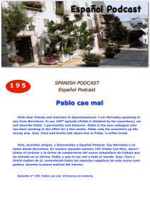 195 Pablo cae mal - Español Podcast / Spanishpodcast