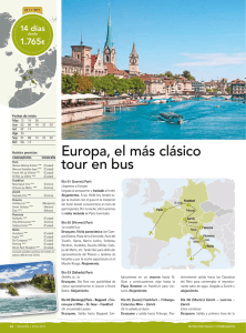 Europa, el más clásico tour en bus