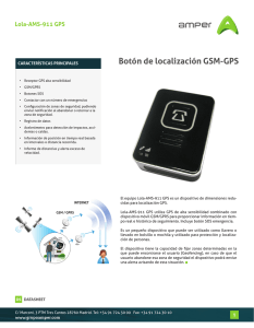 Botón de localización GSM-GPS