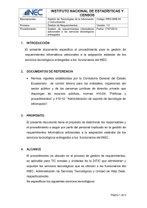 PRO-GRE-04 Gestión de requerimientos informáticos adicionales a