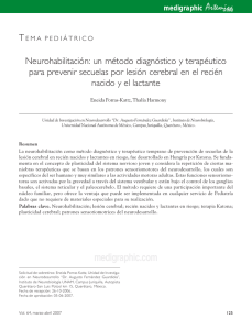 Neurohabilitación: un método diagnóstico y terapéutico para