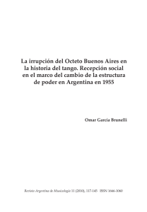 La irrupción del Octeto Buenos Aires en la historia del tango