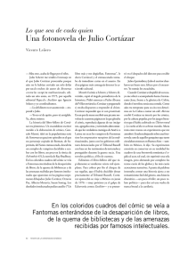 Una fotonovela de Julio Cortázar - Revista de la Universidad de