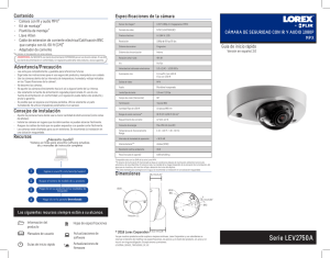 lev2750a serie cámara de seguridad con ir y audio 1080p mpx