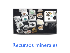 Minerales en yacimientos