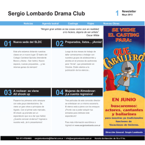 Sergio Lombardo Drama Club