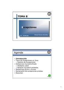 TEMA 8 Agenda