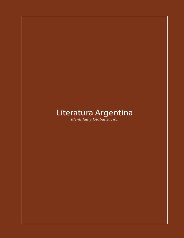 Literatura Argentina - Buenos Aires Ciudad