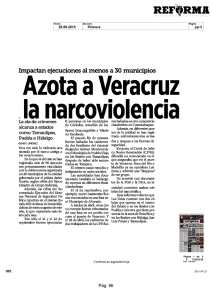 Azota a Veracruz la narcoviolencia