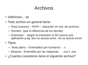 Diapositivas de archivos