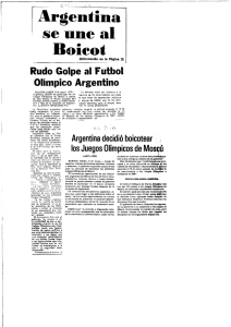 Rudo Golpe al Fútbol Olímpico Argentino
