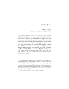 Cuéllar y Balzac1 - Revistas Filológicas