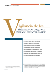 Vigilancia de los sistemas de pago en América Latina y el Caribe