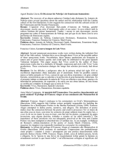 Abstracts ISSN 1540 5877 eHumanista/IVITRA 1 (2012): xix