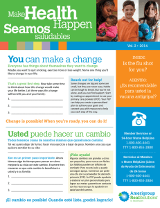Make Health Happen / Seamos Saludables (Vol. 2