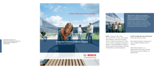 Programa Trainee en Bosch España ¡Arranca con Bosch!