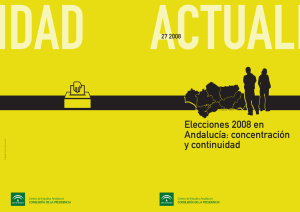 Elecciones 2008 en Andalucía: concentración y continuidad