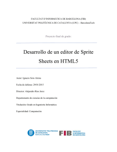 Desarrollo de un editor de Sprite Sheets en HTML5
