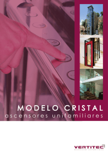 Catálogo del ascensor Cristal