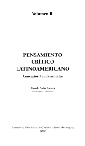 pensamiento crítico latinoamericano