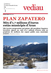 plan zapatero - Unitat d`Aran