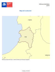 Informe de territorio LOTA Mapa de la selección
