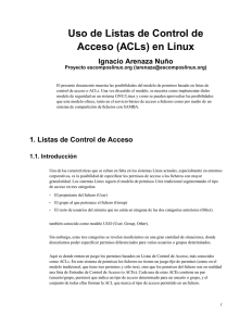 Uso de Listas de Control de Acceso (ACLs) en Linux