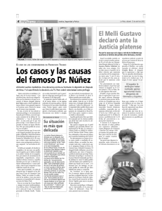 Los casos y las causas del famoso Dr. Núñez