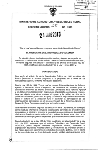 Decreto 1277 de 2013