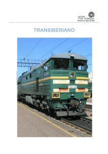 Itinerario y horarios del Transiberiano
