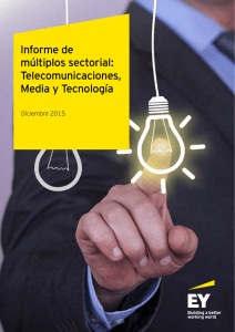 Informe de múltiplos sectorial: Telecomunicaciones, Media y