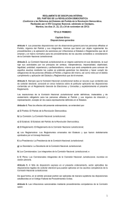 Reglamento de Disciplina Interna - Comisión Nacional Jurisdiccional