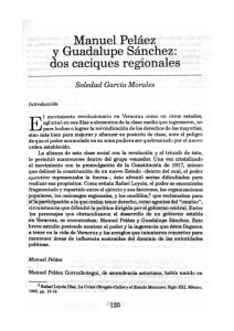 Manuel Peláez y Guadalupe Sánchez: dos caciques regionales