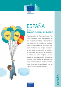 España y el Fondo Social Europeo