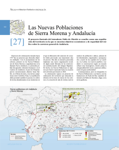 Las Nuevas Poblaciones de Sierra Morena y Andalucía