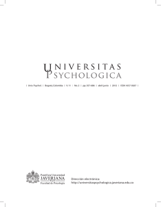 Dirección electrónica: http://universitaspsychologica.javeriana.edu.co