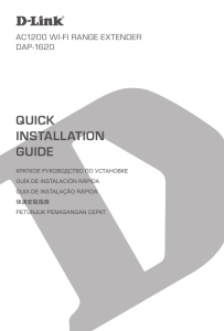 quick installation guide - D-Link