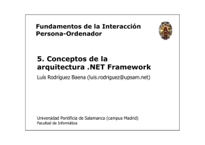 Tema 5. Conceptos de la arquitectura .NET Framework