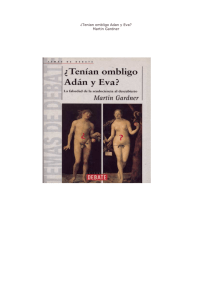Tenían ombligo Adán y Eva?.