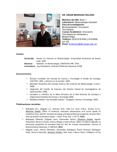 Dr. Hiram Medrano Roldán - Instituto Tecnológico de Durango