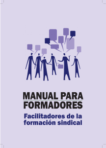 manual para formadores - Ministerio de Trabajo, Empleo y