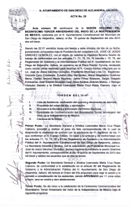 ¡áas BICENTECIMO TERCER ANIVERSARIO DEL INICIO DE LA