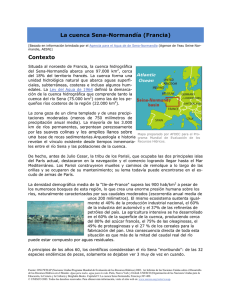 La cuenca Sena-Normandía (Francia) Contexto
