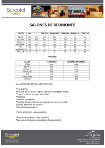 SALONES DE REUNIONES - Hotel Sercotel Riscal