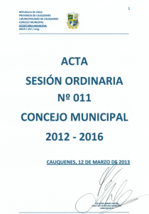 ACTA SO 011 - Municipalidad de Cauquenes